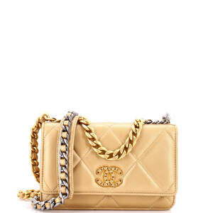 Chanel 19 Wallet On Chain Quilted #241945C37B